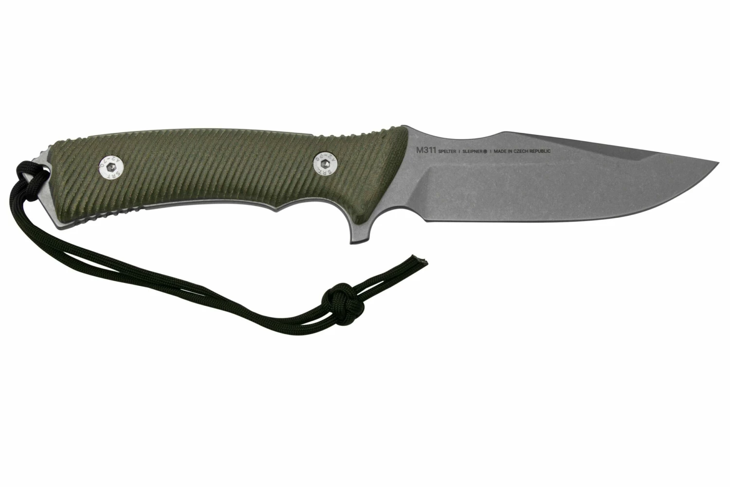 ANV Knives M311 SPELTER Stonewashed Sleipner, Olive Handle, Black Kydex Sheath, Cuchillo De Supervivencia 2 ANV Knives M311 SPELTER Stonewashed Sleipner, Olive Handle, Black Kydex Sheath, Cuchillo De Supervivencia - Imagen 2