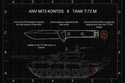 ANV M73 Kontos Stonewashed M73-003 Cuchillo De Supervivencia -Messen Verkoop 2024 ANVM73 003 09 anv knives