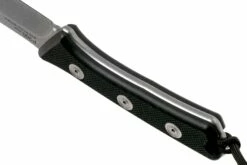 ANV P300 N690, Black G10 P300-015, Black Leather Sheath, Cuchillo De Supervivencia -Messen Verkoop 2024 ANVP300 015 04 anv knives