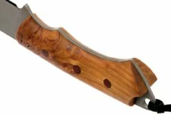 Autine Kurbads, Curly Birch, Elmax, Brown RH Sheath, Cuchillo De Exterior 11 Autine Kurbads, Curly Birch, Elmax, Brown RH Sheath, Cuchillo De Exterior -Messen Verkoop 2024 AT KUR CB 04 autine at kur cb 04