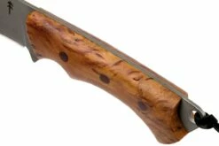 Autine Kurbads, Curly Birch, Elmax, Brown RH Sheath, Cuchillo De Exterior 12 Autine Kurbads, Curly Birch, Elmax, Brown RH Sheath, Cuchillo De Exterior -Messen Verkoop 2024 AT KUR CB 05 autine at kur cb 05