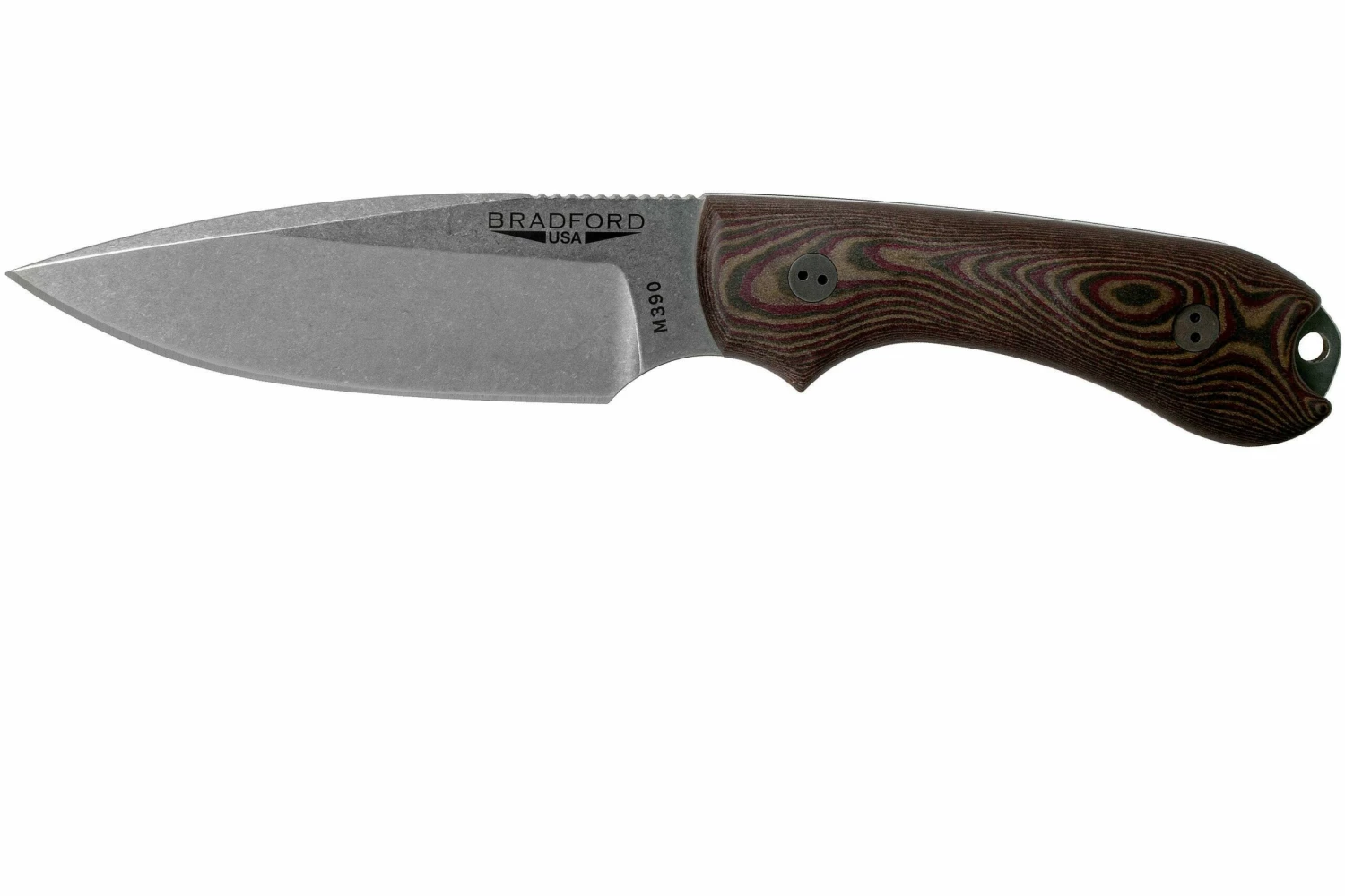 Bradford Guardian 3, 3D Brown-Red Richlite, M390 False Edge Stonewash Knivesandtools Exclusive 1 Bradford Guardian 3, 3D Brown-Red Richlite, M390 False Edge Stonewash Knivesandtools Exclusive