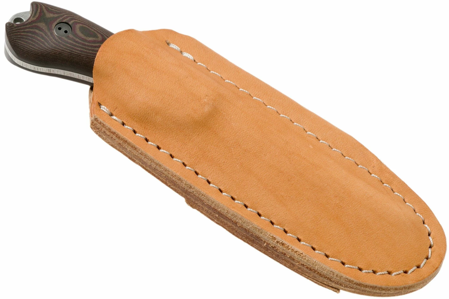 Bradford Guardian 3, 3D Brown-Red Richlite, M390 False Edge Stonewash Knivesandtools Exclusive 6 Bradford Guardian 3, 3D Brown-Red Richlite, M390 False Edge Stonewash Knivesandtools Exclusive - Imagen 6