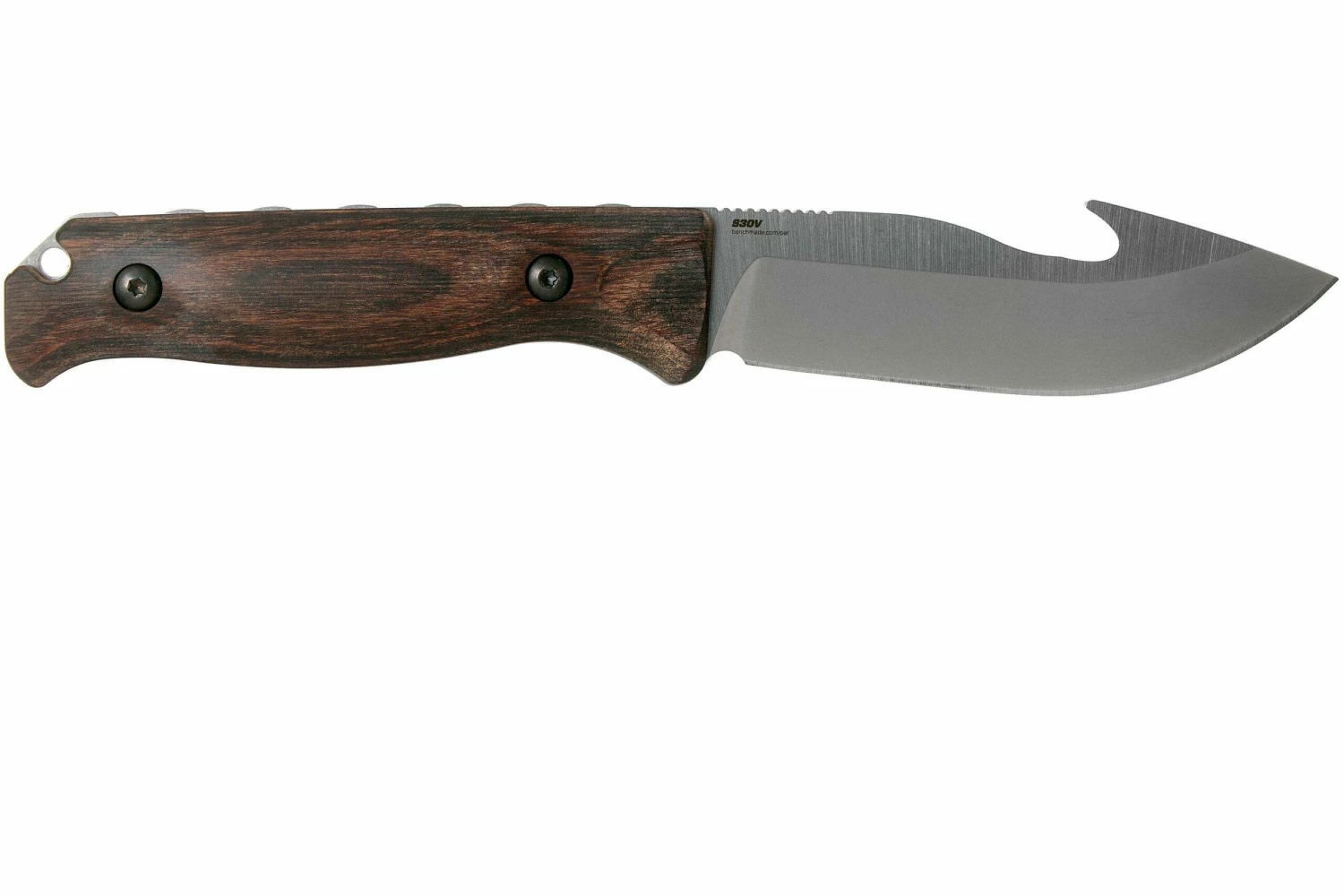 Benchmade Saddle Mountain Skinner Hook Wood 15004 Cuchillo De Caza 2 Benchmade Saddle Mountain Skinner Hook Wood 15004 Cuchillo De Caza - Imagen 2