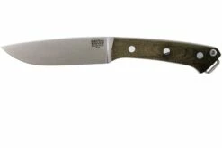 Bark River Fox River A2, Green Canvas Micarta Cuchillo De Caza