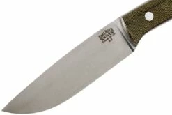 Bark River Fox River A2, Green Canvas Micarta Cuchillo De Caza -Messen Verkoop 2024 BRK01 113GNC 03 bark river brk01 113gnc 03