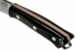 Bark River Fox River CPM 3V, Black Canvas Micarta Blancoh Red Liners -Messen Verkoop 2024 BRK01 123BRKC RL 05 bark river knives