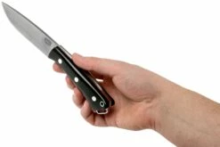 Bark River Fox River CPM 3V, Black Canvas Micarta Blancoh Red Liners -Messen Verkoop 2024 BRK01 123BRKC RL 06 bark river knives