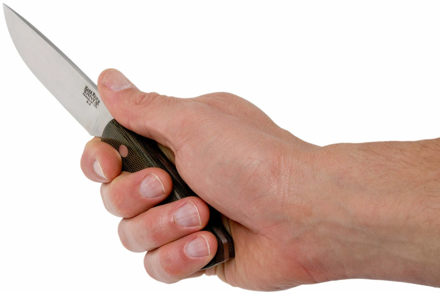 Bark River Highland Special A2, Green Canvas Micarta Cuchillo De Exterior 6 Bark River Highland Special A2, Green Canvas Micarta Cuchillo De Exterior - Imagen 6