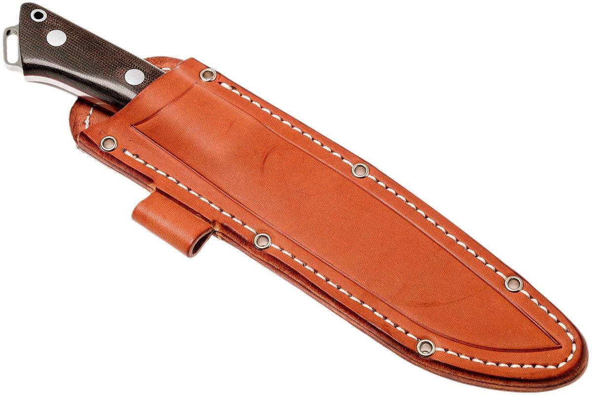 Bark River Fox River II LT CPM 3V, Green Canvas Micarta, Red Liners 7 Bark River Fox River II LT CPM 3V, Green Canvas Micarta, Red Liners - Imagen 7