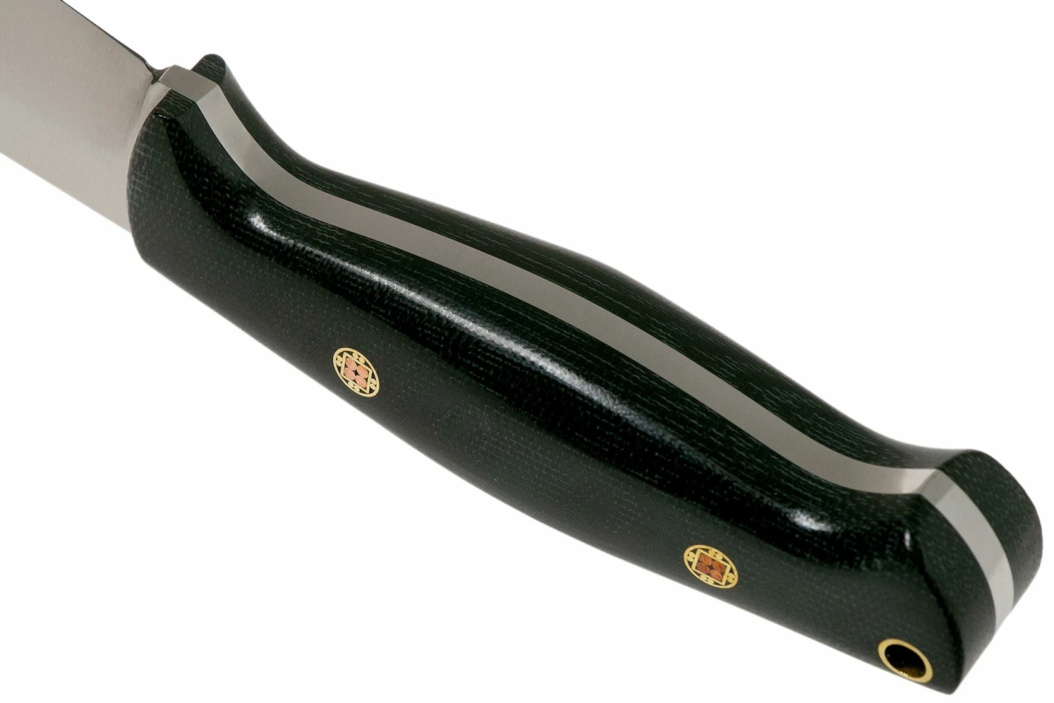 Bark River North Country EDC CPM 154, Black Canvas Micarta, Mosaic Pins Cuchillo Fijo 4 Bark River North Country EDC CPM 154, Black Canvas Micarta, Mosaic Pins Cuchillo Fijo - Imagen 4