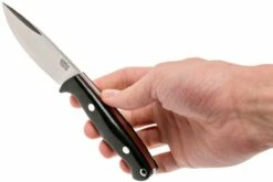 Bark River North Country EDC CPM 154, Black Canvas Micarta, Red Liners -Messen Verkoop 2024 BRK02 054BRKC RL 06 bark river brk02 054brkc rl 06