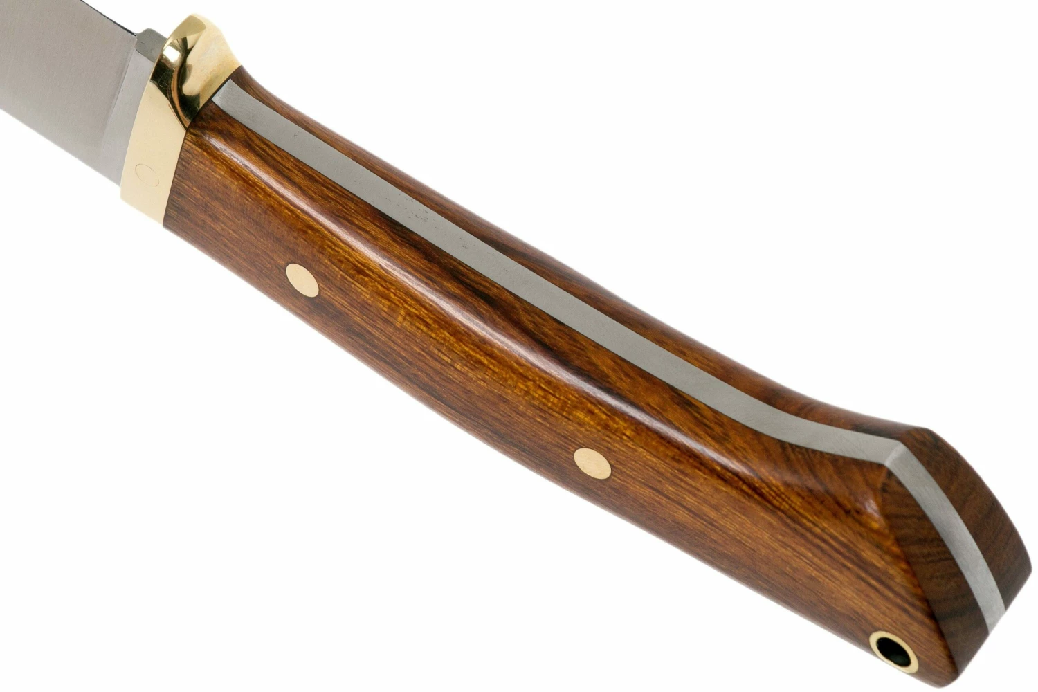 Bark River Classic Drop Point Hunter A2 Brass, Desert Ironwood Cuchillo De Caza 4 Bark River Classic Drop Point Hunter A2 Brass, Desert Ironwood Cuchillo De Caza - Imagen 4