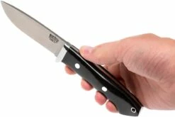 Bark River Classic Drop Point Hunter CPM 3V, Black Canvas Micarta -Messen Verkoop 2024 BRK02 135BRKC 06 bark river brk02 135brkc 06