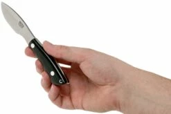 Bark River Mini Canadian CPM 3V Black Canvas Micarta Cuchillo Fijo -Messen Verkoop 2024 BRK03 121BKRC 05 bark river knives