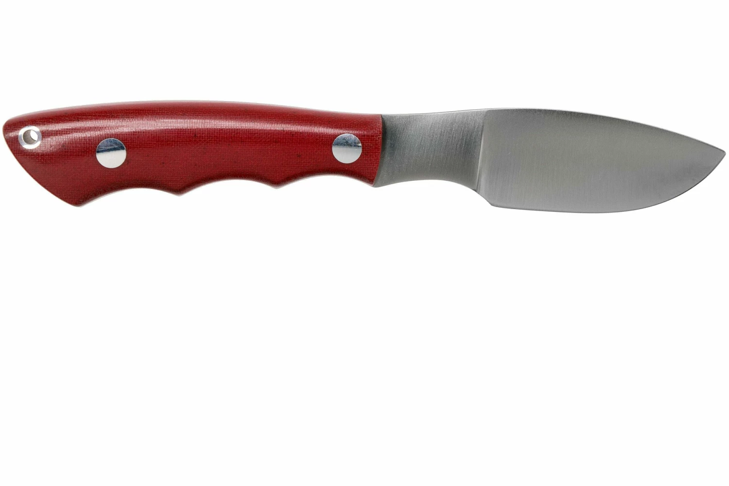 Bark River Mini Canadian CPM 3V Red Linen Micarta Cuchillo Fijo 2 Bark River Mini Canadian CPM 3V Red Linen Micarta Cuchillo Fijo - Imagen 2