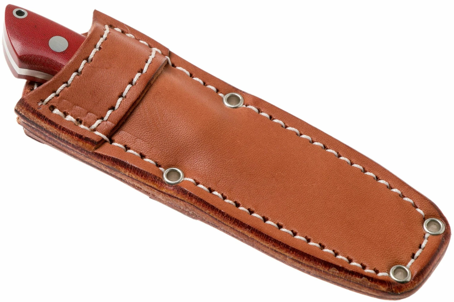 Bark River Mini Canadian CPM 3V Red Linen Micarta Cuchillo Fijo 6 Bark River Mini Canadian CPM 3V Red Linen Micarta Cuchillo Fijo - Imagen 6