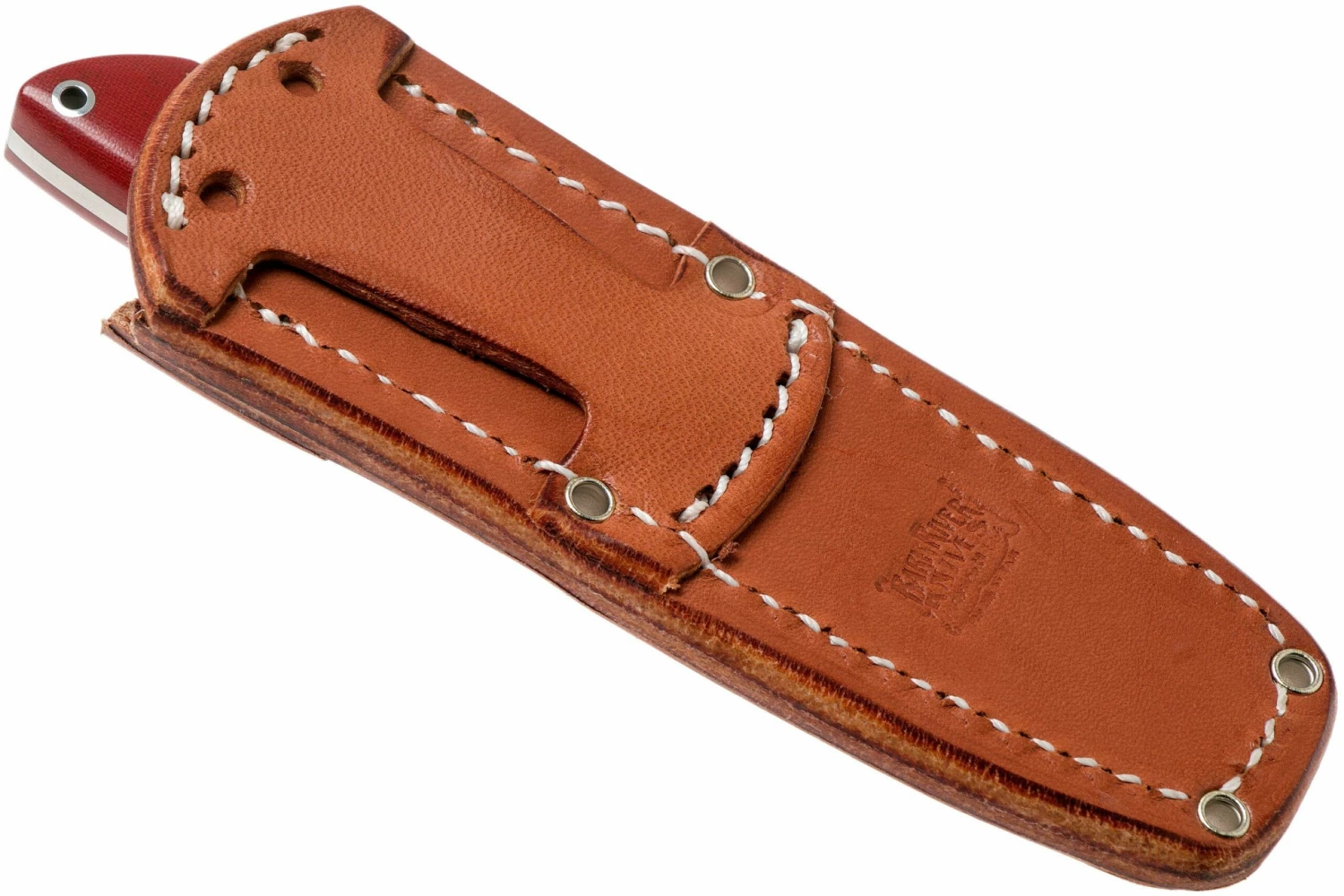 Bark River Mini Canadian CPM 3V Red Linen Micarta Cuchillo Fijo 7 Bark River Mini Canadian CPM 3V Red Linen Micarta Cuchillo Fijo - Imagen 7