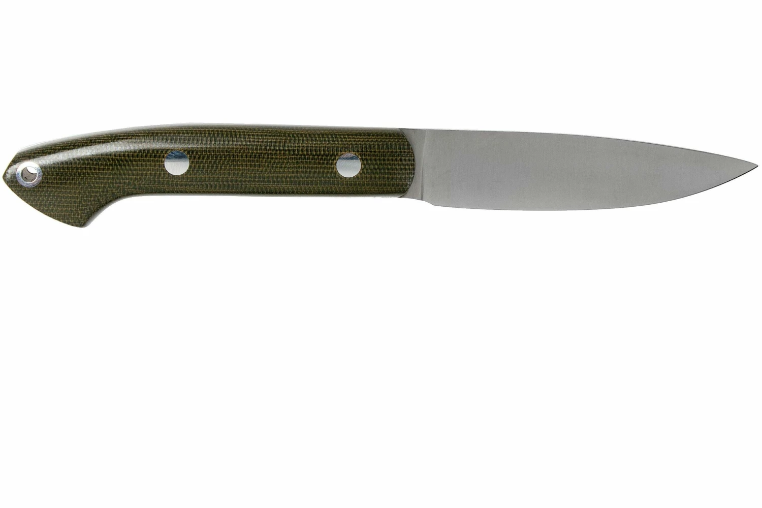 Bark River Bird & Trout CPM S45VN, Green Canvas Micarta 2 Bark River Bird & Trout CPM S45VN, Green Canvas Micarta - Imagen 2