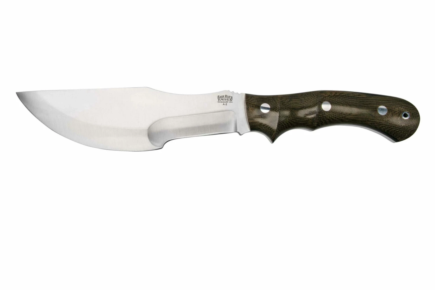 Bark River Trakker A2 Green Canvas Micarta Cuchillo De Exterior 1 Bark River Trakker A2 Green Canvas Micarta Cuchillo De Exterior