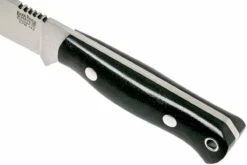 Bark River Bravo Necker II CPM 154CM, Black Canvas Micarta, Funda Marrón -Messen Verkoop 2024 BRK07 002BRKC 05 bark river brk07 002brkc 05