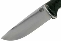 Bark River Bravo 1 LT Hunter CPM 3V, Black Canvas Micarta, Funda Marrón -Messen Verkoop 2024 BRK07 121BRKC 03 bark river knives