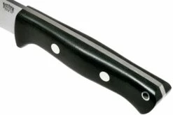 Bark River Bravo 1 LT Hunter CPM 3V, Black Canvas Micarta, Funda Marrón -Messen Verkoop 2024 BRK07 121BRKC 05 bark river knives