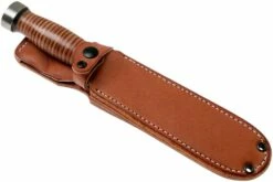 Bark River Quartermaster CPM 3V, Stacked Leather -Messen Verkoop 2024 BRK07 229SDL 07 bark river knives
