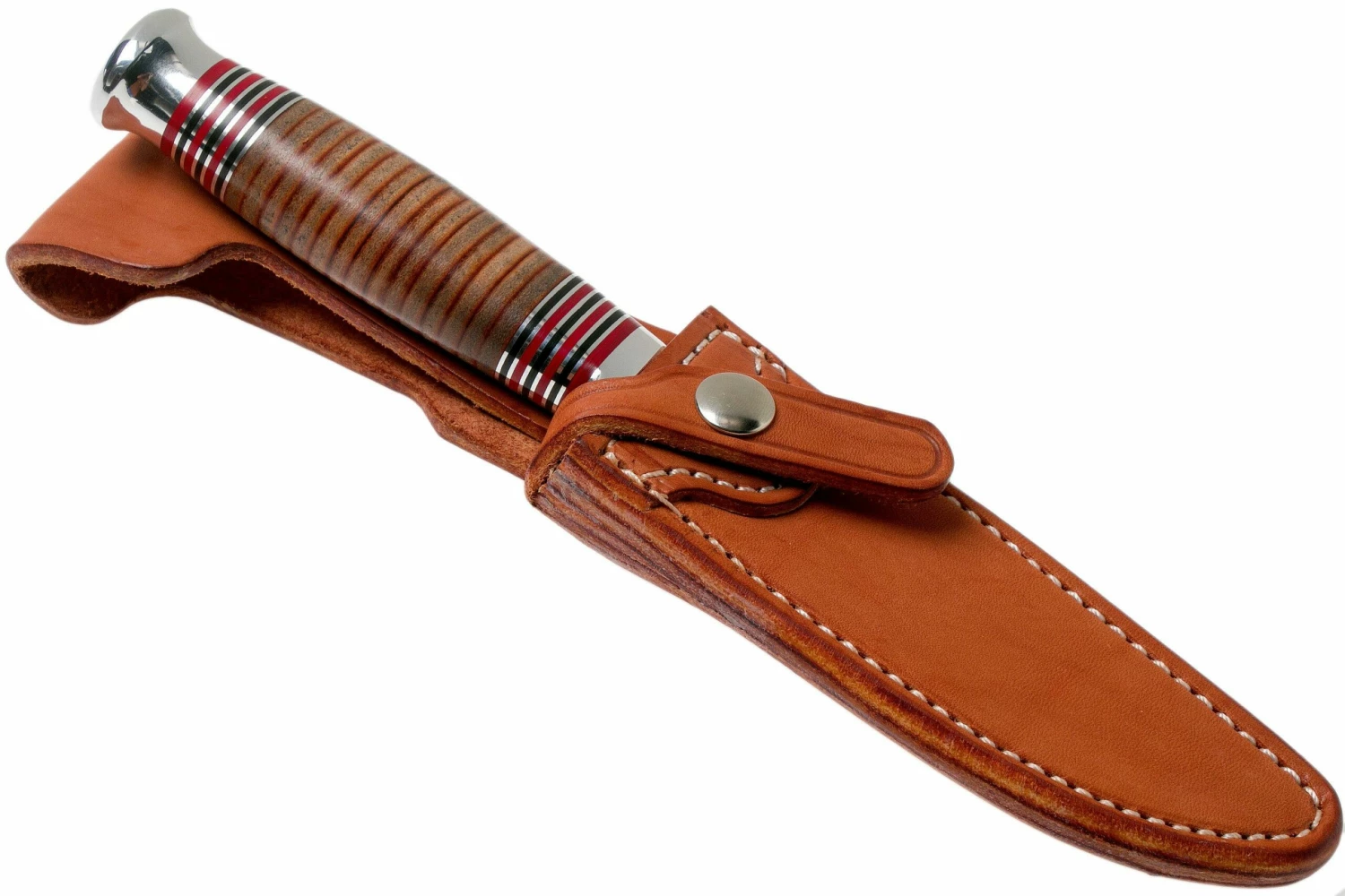 Bark River Michigan Hunter CPM Cru Wear Stacked Leather Cuchillo De Caza 6 Bark River Michigan Hunter CPM Cru Wear Stacked Leather Cuchillo De Caza - Imagen 6