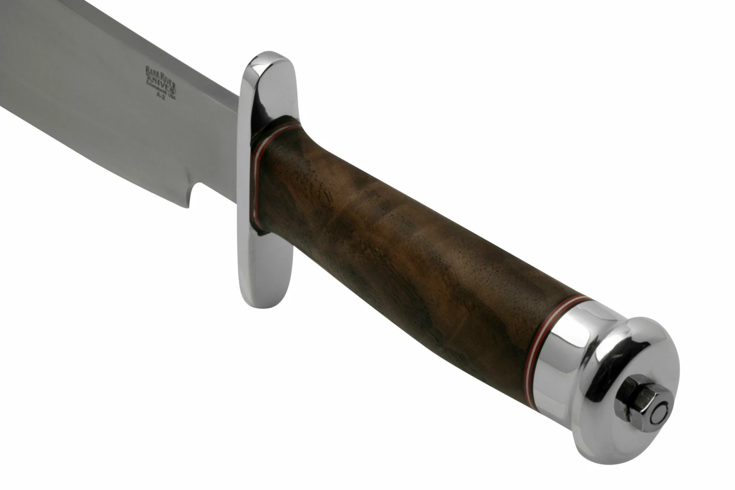 Bark River Shining Mountain Bowie A2 Walnut Burl Double Quillion, Cuchillo Bowie 4 Bark River Shining Mountain Bowie A2 Walnut Burl Double Quillion, Cuchillo Bowie - Imagen 4