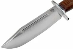 Bark River Teddy 2 A2 Stacked Leather Cuchillo De Exterior -Messen Verkoop 2024 BRK08 214SL 03 bark river knives