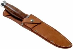 Bark River Teddy 2 A2 Stacked Leather Cuchillo De Exterior -Messen Verkoop 2024 BRK08 214SL 06 bark river knives
