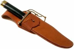 Bark River V-44 Bowie A2 Black Canvas Micarta, Brass Double Quillion, Cuchillo Bowie -Messen Verkoop 2024 BRK08 231BKC BDQ 06 bark river knives