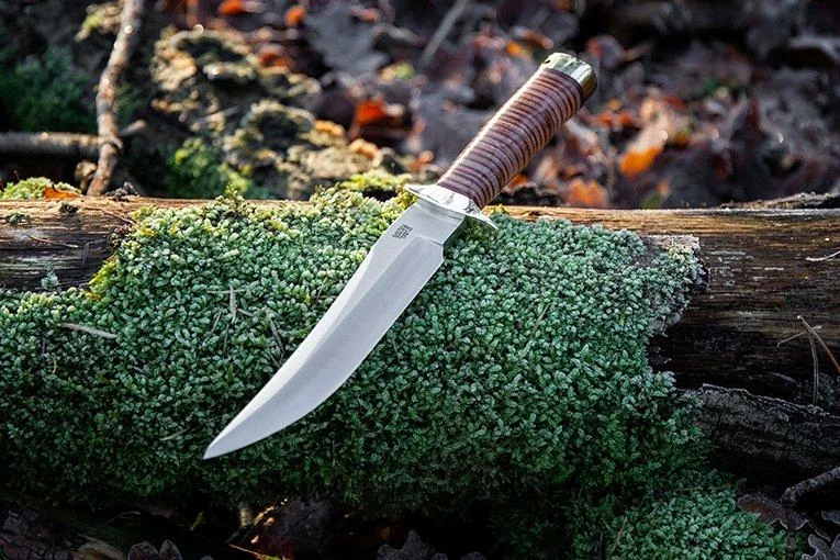 Bark River MACV-SOG Recondo Bowie CPM-154, Stacked Leather 9 Bark River MACV-SOG Recondo Bowie CPM-154, Stacked Leather - Imagen 9