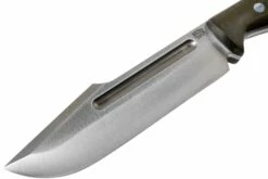 Bark River Bravo Tope Recon CPM 3V Green Canvas Micarta Rampless Cuchillo De Supervivencia -Messen Verkoop 2024 BRK10 221GCMR 03 bark river knives