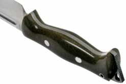 Bark River Bravo Tope Recon CPM 3V Green Canvas Micarta Rampless Cuchillo De Supervivencia -Messen Verkoop 2024 BRK10 221GCMR 04 bark river knives