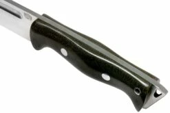 Bark River Bravo Tope Recon CPM 3V Green Canvas Micarta Rampless Cuchillo De Supervivencia -Messen Verkoop 2024 BRK10 221GCMR 05 bark river knives