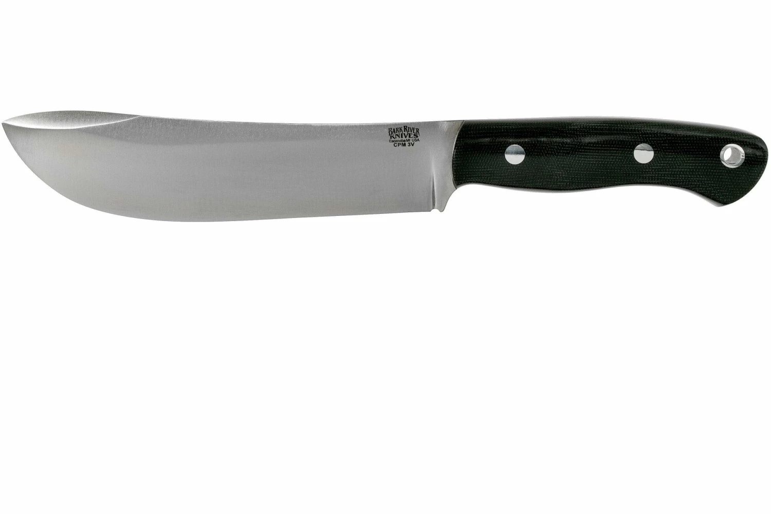 Bark River Kalahari Camp Knife 2 CPM 3V Black Canvas Micarta Cuchillo De Exterior 1 Bark River Kalahari Camp Knife 2 CPM 3V Black Canvas Micarta Cuchillo De Exterior