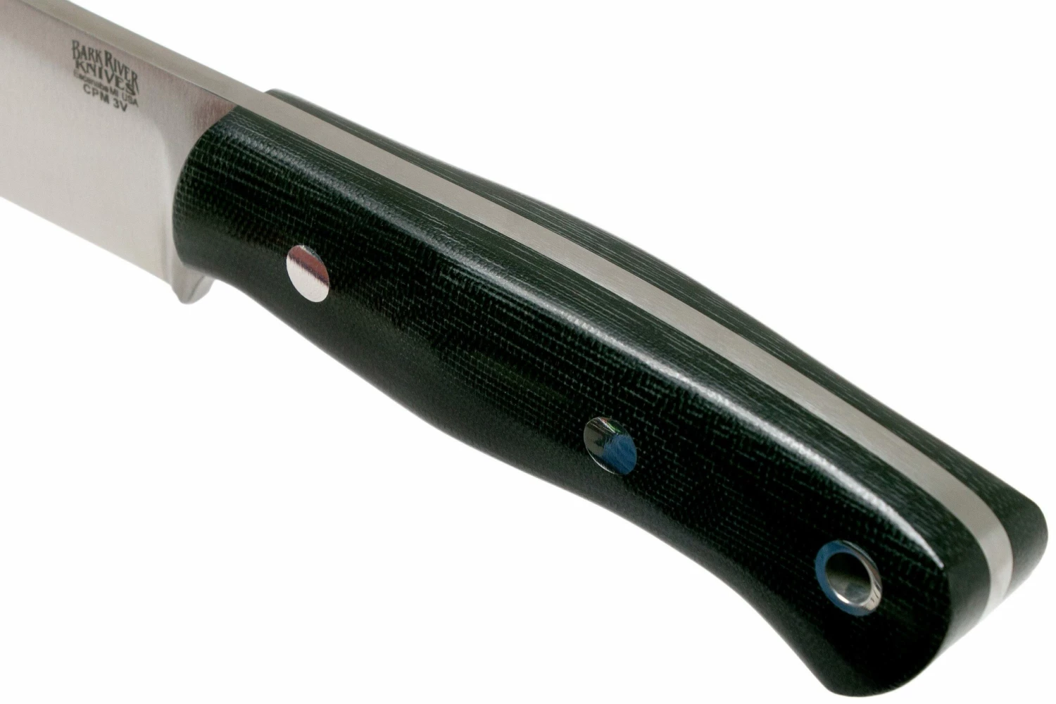 Bark River Kalahari Camp Knife 2 CPM 3V Black Canvas Micarta Cuchillo De Exterior 5 Bark River Kalahari Camp Knife 2 CPM 3V Black Canvas Micarta Cuchillo De Exterior - Imagen 5