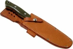 Bark River Kalahari Camp Knife 2 CPM 3V Green Canvas Micarta Cuchillo De Exterior -Messen Verkoop 2024 BRK12 223GCM 06 bark river knives