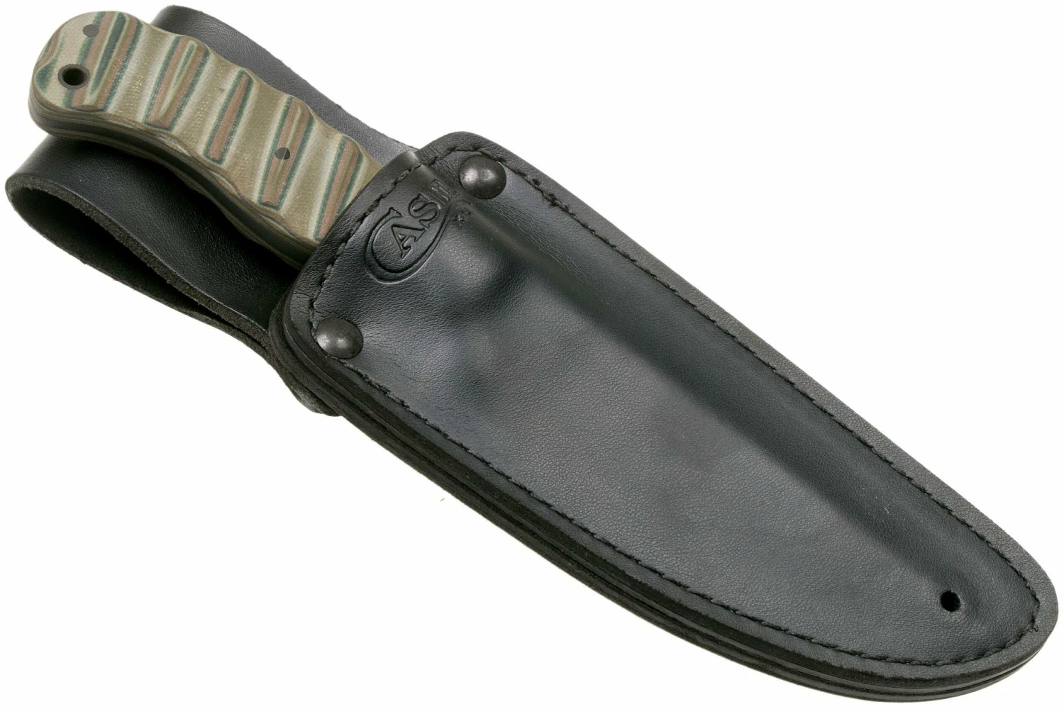 Case Winkler Skinner 43171 Kevin Holland, Sculpted Multi-Camo G10, Leather Sheath Cuchillo De Caza 6 Case Winkler Skinner 43171 Kevin Holland, Sculpted Multi-Camo G10, Leather Sheath Cuchillo De Caza - Imagen 6