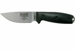 ESEE Model 3 S35VN 3D Black G10 Cuchillo De Supervivencia 3PM35V-001 Funda Negra + Clip Para Cinturón