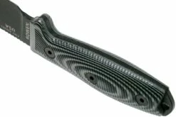 ESEE Model 3 Black Blade 3D Grey-Black G10 Cuchillo De Supervivencia 3PMB-002 Funda Negra + Clip Para Cinturón -Messen Verkoop 2024 EE 3PMB 002 04 esee knives