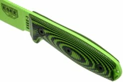 ESEE Model 3 Venom Green Blade 3D Neon Green-Black G10 Cuchillo De Supervivencia 3PMVG-007 Funda Negra + Clip Para Cinturón -Messen Verkoop 2024 EE 3PMVG 007 05 esee knives