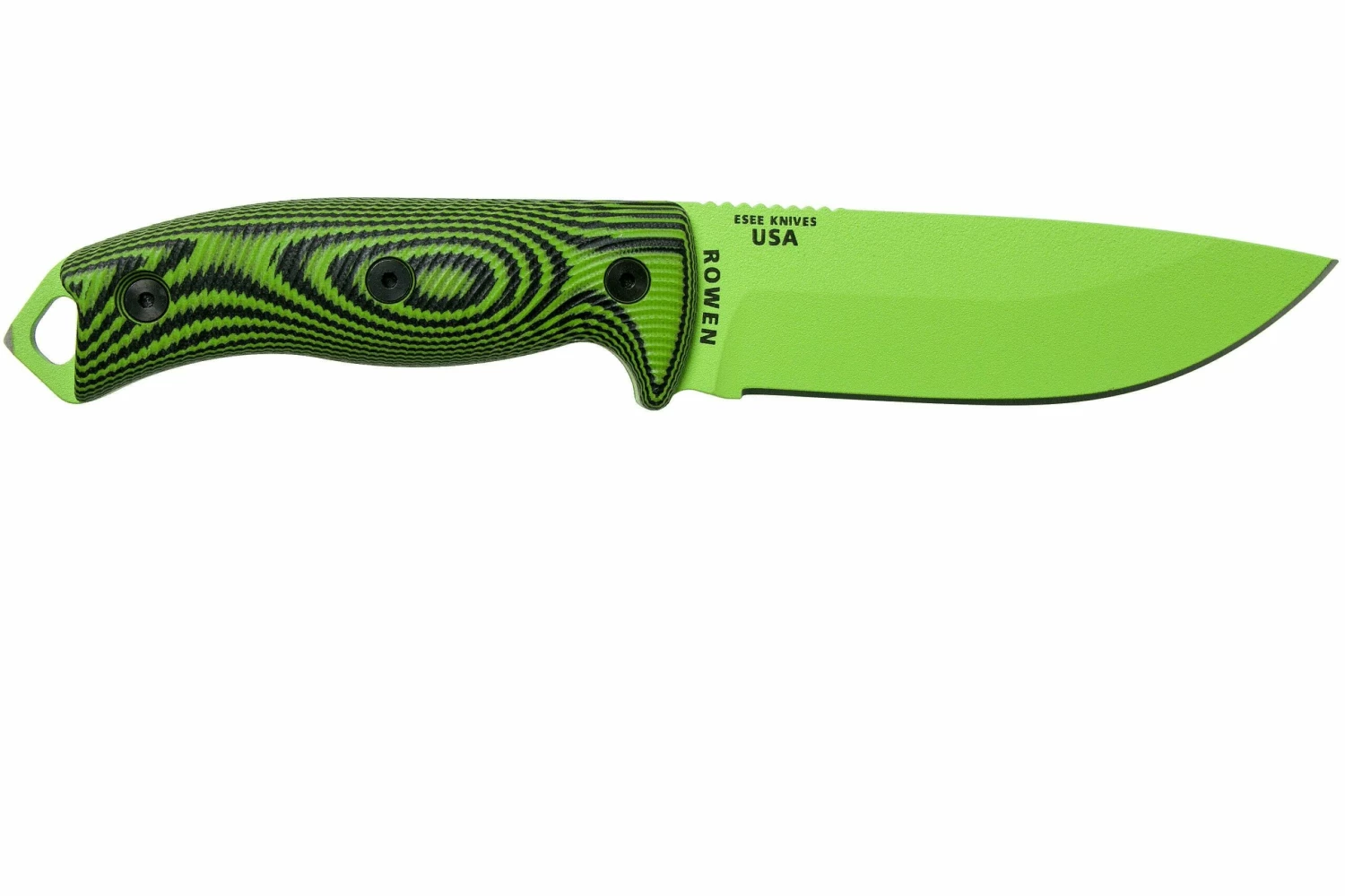 ESEE Model 5 Venom Green Blade 3D Neon Green-Black G10 Cuchillo De Supervivencia 5PVG-007 Funda De Kydex + Clip Plate 2 ESEE Model 5 Venom Green Blade 3D Neon Green-Black G10 Cuchillo De Supervivencia 5PVG-007 Funda De Kydex + Clip Plate - Imagen 2