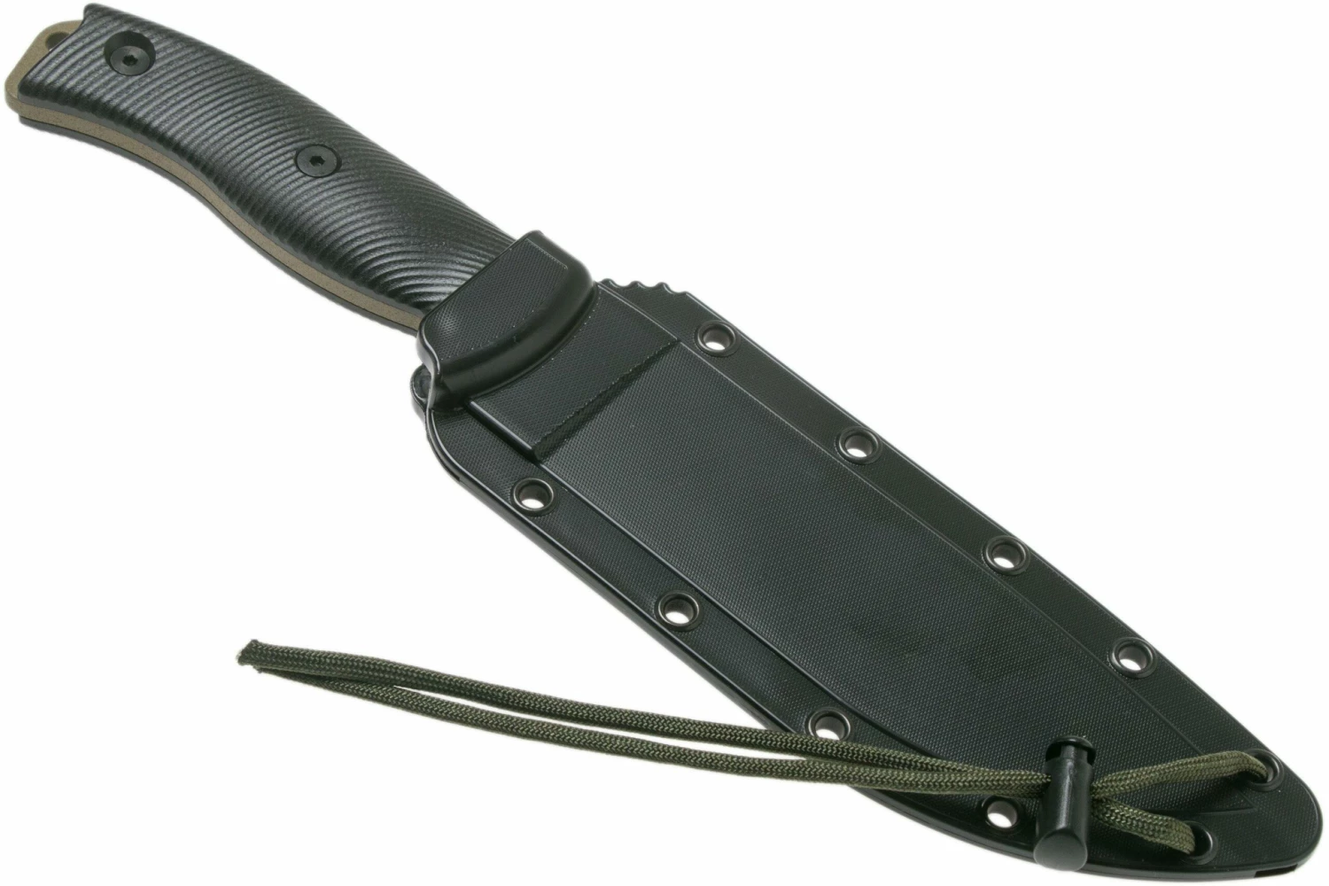 ESEE Model 6 Dark Earth Blade 3D Black G10 Cuchillo De Supervivencia 6PDE-001 Funda Negra + Clip Plate 6 ESEE Model 6 Dark Earth Blade 3D Black G10 Cuchillo De Supervivencia 6PDE-001 Funda Negra + Clip Plate - Imagen 6