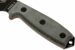 ESEE Model 3 Black Blade, Grey Handle 3P-MB-B Con Funda + Clip Y MOLLE-back 10 ESEE Model 3 Black Blade, Grey Handle 3P-MB-B Con Funda + Clip Y MOLLE-back -Messen Verkoop 2024 EE ESEE 3P MB B 03 esee knives model 3 ee esee 3p mb b d3