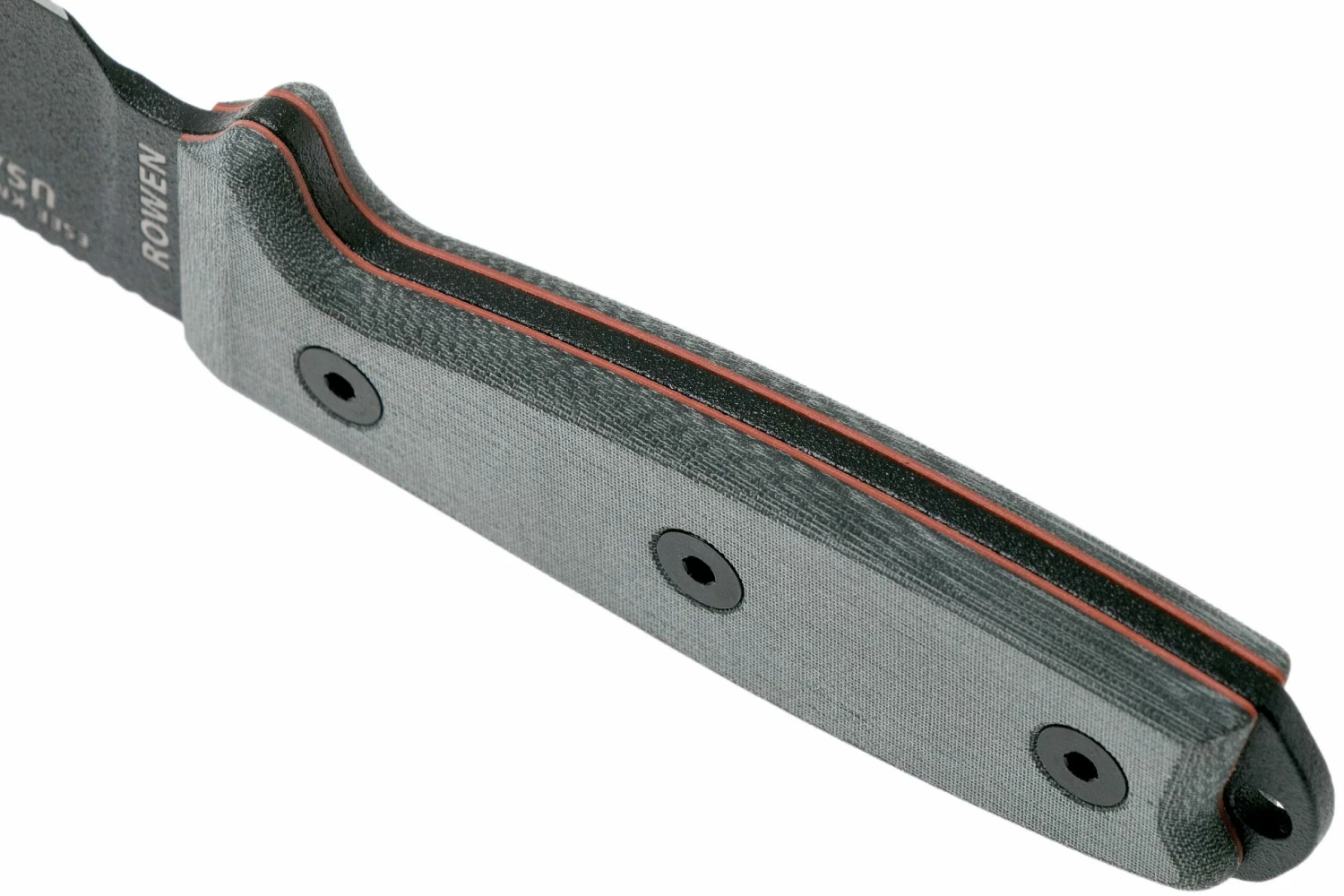 ESEE Model 3 Modified Pommel Black Blade, Grey Handle 3PM Con Funda + Clip 3 ESEE Model 3 Modified Pommel Black Blade, Grey Handle 3PM Con Funda + Clip - Imagen 3