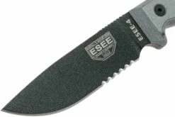 ESEE Model 4 Cuchilla Dentada, Mango Gris 4S-MB-B Con Funda Negra + Clip En MOLLE-back 10 ESEE Model 4 Cuchilla Dentada, Mango Gris 4S-MB-B Con Funda Negra + Clip En MOLLE-back -Messen Verkoop 2024 EE ESEE 4S MB B 03 esee knives