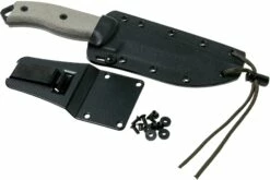 ESEE Model 5 Black Blade, Desert Tan Handle 5P-BK Con Funda Kydex + Clip De Cinturón 14 ESEE Model 5 Black Blade, Desert Tan Handle 5P-BK Con Funda Kydex + Clip De Cinturón -Messen Verkoop 2024 EE ESEE 5P BK 07 esee knives v2018